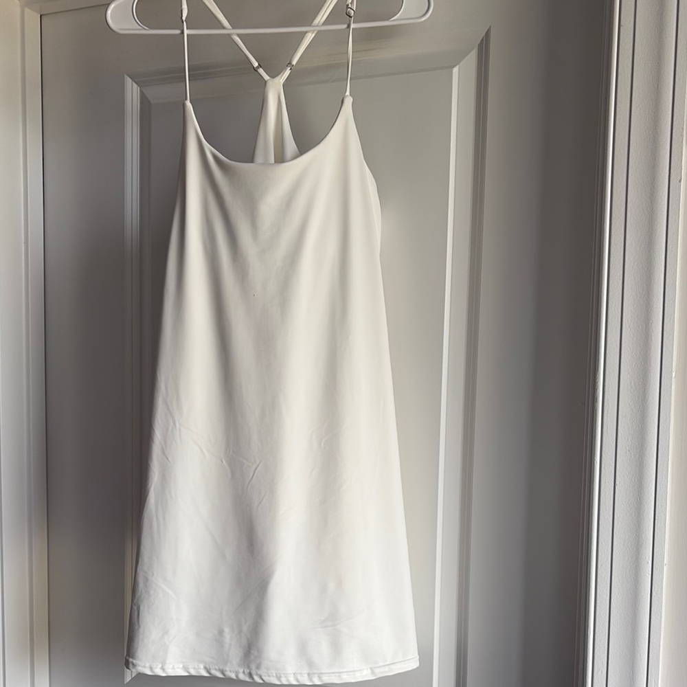 Elegant White Slip Dress